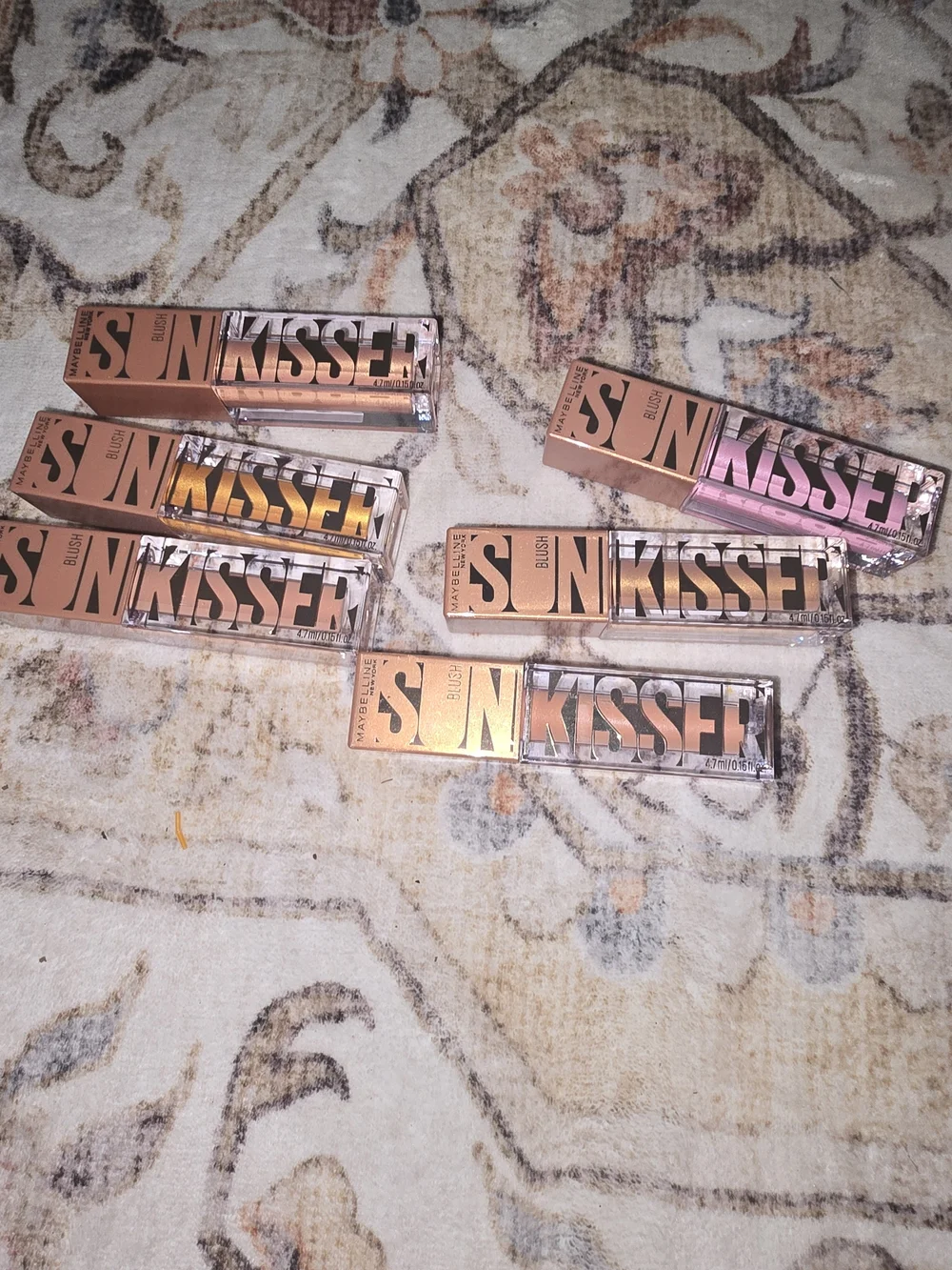 Set Of 6 Maybelline SunKisser Tinted Blush Bundle.
